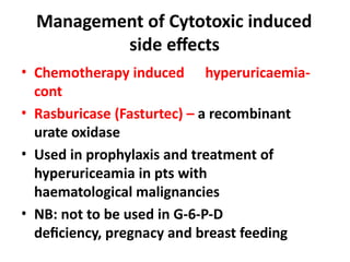 Fasturtec Cancer chemotherapy pharmacology notesed | PPTX