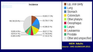 MEN- Adults 
(source : IARC-GLOBOCAN-2012) 
 