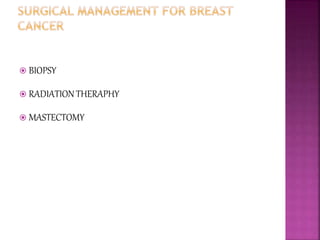 BREAST CANCER PPT | PPTX