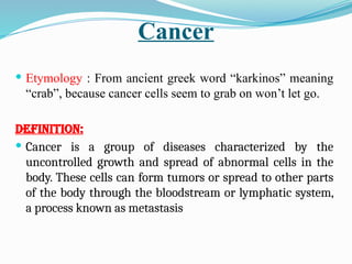 cancer day ppt.pptx on 'world cancer day ' | PPTX
