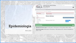 Contoso
P a c o t e s
Epidemiologia
INCA 2020
46
 
