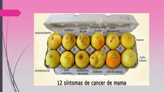 MARCADORES TUMORALES
 Los marcadores tumorales son sustancias que pueden encontrarse en
el cuerpo de una persona con cánc...