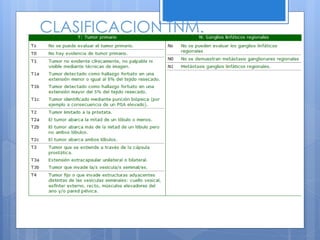 CLASIFICACION TNM.
 