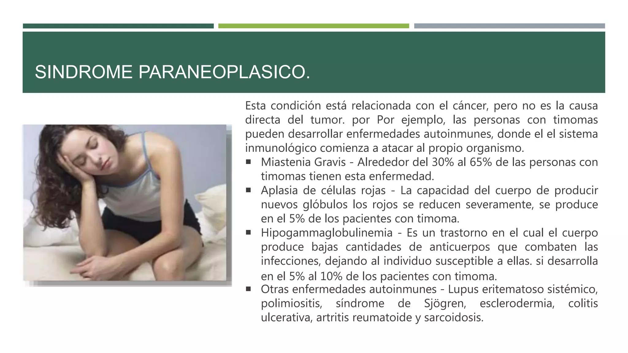 Cancer de timo | PPTX