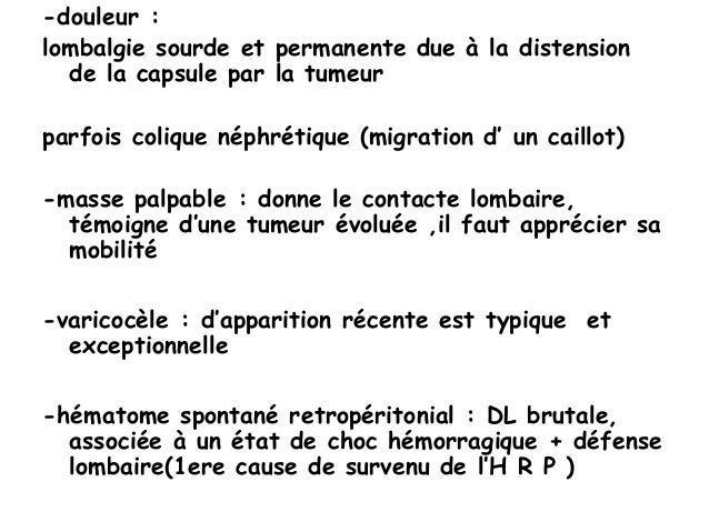 Cancer du rein Cancer du rein