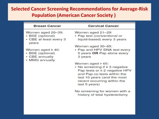 Cancer early screening and protection | PDF