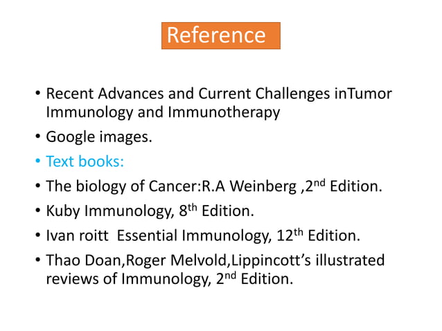 Cancer immunotherapy ppt | PPTX