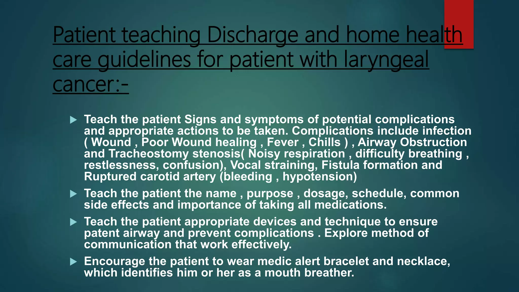 Cancer of larynx and laryngeal cancer ppt | PPTX