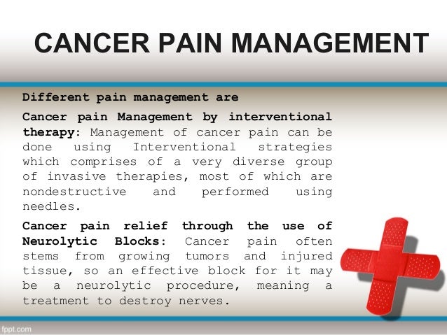 Cancer Pain Management