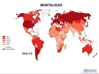 © International Agency for Research on Cancer 2016
MORTALIDAD
Chile 5.2
 