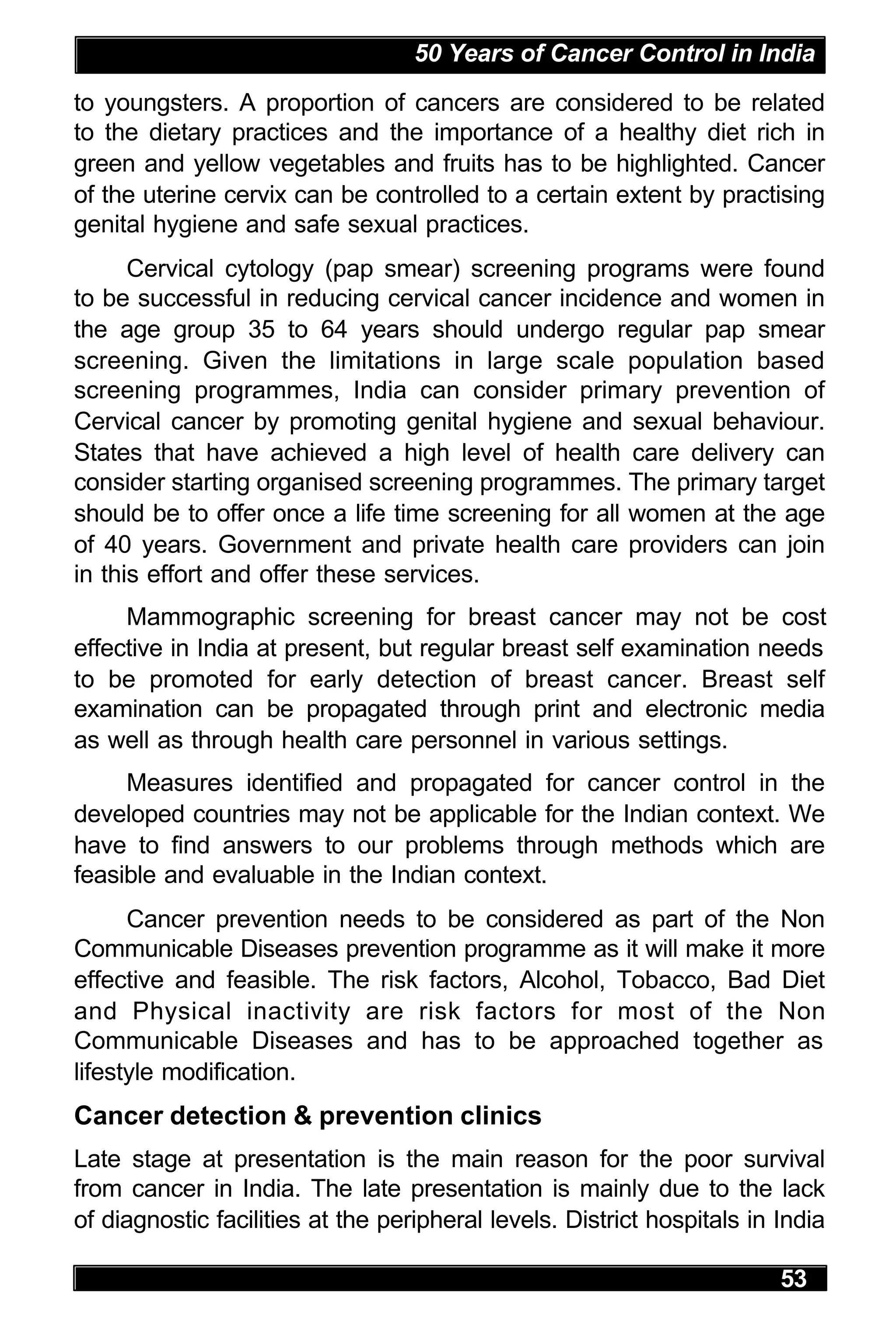 Cancer Prevention And Control In India.pdf