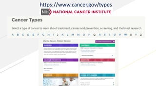 Cancer prevention aspec