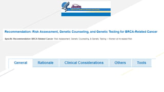 Cancer prevention aspec