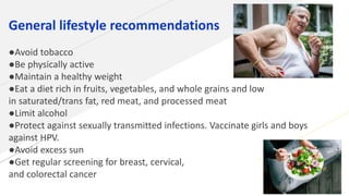 Cancer prevention aspec