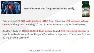 Cancer prevention aspec