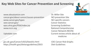 Cancer prevention aspec