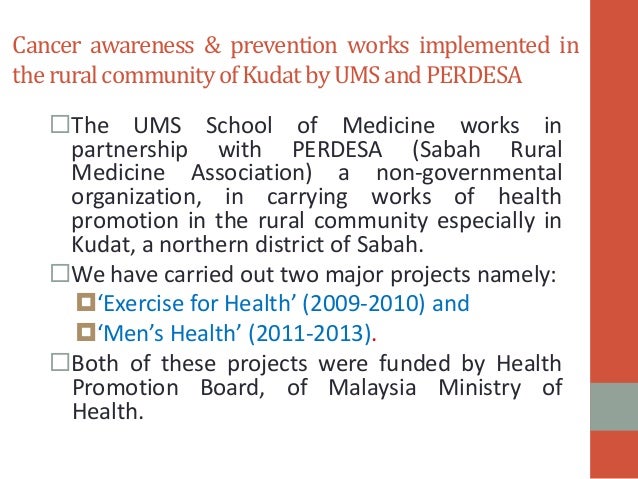 20171021 Cancer prevention in malaysia