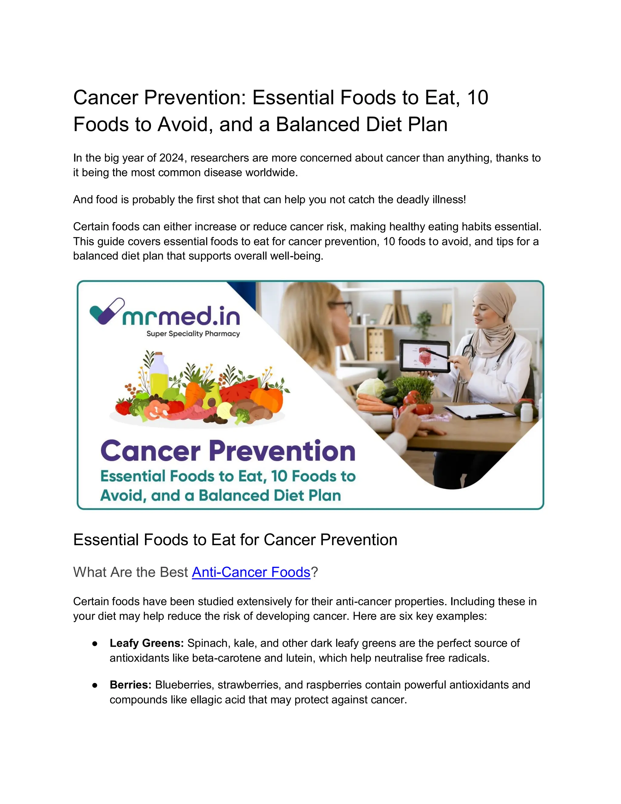 Visual Reference: Cancer Causing And Reducing Foods And Diet