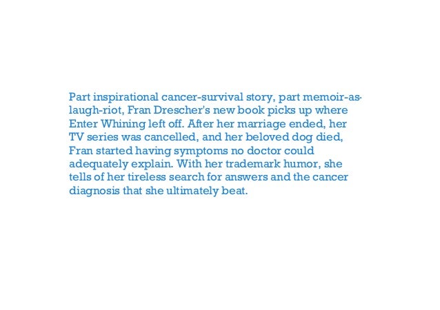 cancer schmancer book cancer schmancer book