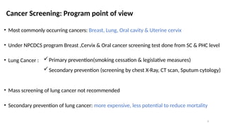 Comprehensive Cancer Screening: Methods, Importance, and National ...