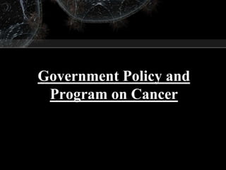 CANCER SeminarCancer Overview Type of Cancer.pptx