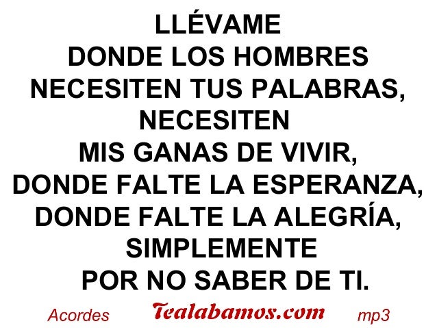 Cancion del misionero
