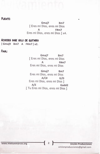 Cancionero avivamiento