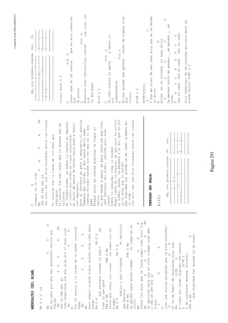 CreatedByeLmUNDOcABEZON©
Pagina291
MENSAJESDELALMA
BbFGDx4
BmGDA
Enmipaísporañohayquincemilchicosque
vuelan
BmDGDABm
(B5D5C#5A5)x2
comoangelitosconsusalasporelbuenaire
BmGD
A
Conlasuerteylacalmadenohaberconocido
nada
BmDGDA
Bm
paraseguirsiendobuenoquizásDiosrobóesas
almas
EmGAEmGA
Quepiensascuandotehablode
todoloquepasó
F#mABmF#mABm
vistequetodaslascosassesabenconel
tiempo
EmGAEmGA
Sueltoyaúnviviendoelcatólico
quebendijo
F#mABmF#mABm
yaperdióhacemuchotiemposulugarenel
cielo.
BmGDA
Todoslosdíasquetellevesabercomoestofue
BmDGDABm
Teserviránparaserenotrotiempoalgomás
G(B5D5C#5A5)x2
libre.
DGA
G
¡Sonlasúnicaspalabrasquetepidoescuchar!
DGA
Sinomemuerodeverguenzahoy,aca.
EmG/F#G
Atodosporigualalguiennosespera
DG/F#D
Ydecualquiermanerallorarás.
F#mABmG
Quedignidadtangrandeladecreer
DA
siempreenlavida
BmDGDABm
(B5D5C#5A5)x2
consoloverunaflorbrotandoentrelasruinas
Tucanciónfuelaruedadelosdíasque
siguieron
Tucanciónfuemáslejosquelamuertequete
hicieron
Notengasmiedo,yadimoslavueltaalespanto
unvientomascalmosevieneanunciando
ElpolvodeestasdeestascalleponeaSanto
conrepresor,
ponealinocenteenpenaydespiertaalasesino
Témpanodelolvido,ydelnuncadecirnada
cuantasmiradascaídassinverqueesloque
pasa
Ningúndolorsesientemientrasletoqueal
vecino
elquemandaamataresparasentirsemasvivo.
¡SonmensajesdelAlma!,¡Heridaperobien
clara!
Sobrelocobarde,todalaverdad
Ángelrubiodelamuerte,dequepocotesirvió
elhimno,Jesús,labanderaYelsolquetevió
(ylaputaqueteparió)
Quedignidadtangrandeladecreersiempreen
lavida
consoloverunaflorbrotandoentrelasruinas
PENSARENNADA
Riff:
RE,sinprimeracuerdaFaSol
-------------------------------------
--------3---3-3-----------1-----4----
----------2-----2---------2-----5----
--0-0-0-------------------3-----6----
-------------------------------------
-------------------------------------
Re,sinprimeracuerdaSolFa
-------------------------------------
--------3---3-3-----------4-----1----
----------2-----2---------5-----2----
--0-0-0-------------------6-----3----
-------------------------------------
-------------------------------------
Intro:RiffX4
DF-GD
Justoayermidicuentaqueessolocuestión
G-F
deplata
DF-GD
Mientrasdiezventanillascobranunasolaes
G-F
laquepaga
Riffx1
DF-GD
Decómopiensalagenteavecesla
G-F
indeferencia
DF-GD
Estangrandequepareceseresdealgunaotra
G-F
tierra
Riffx1
ESTRIBILLO:
AD
Yquemedicendeesacasasolaquesevedesde
unavión
AE
Quizáenlasoledadnohayadolor
DADAD
Depensaruohhhdepensar...depensar....en
nada…
FGDGFDFGD
OhhennadaOhhennadaOhhennada
SoloArmónica:Noseescuchaguitarraperose
puedehacer:Riffx4
 