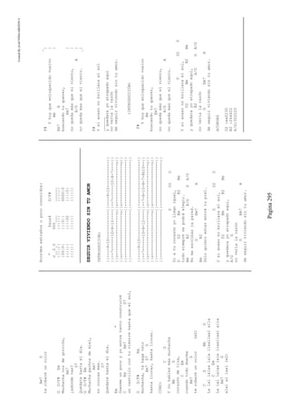 CreatedByeLmUNDOcABEZON©
Pagina295
Am7G
terobaréuncolor
GD/F#Em
Muchachavozdegorrión,
Am7
¿adondevas?
D7
Quédatehastaeldía.
GD/F#Em
Muchachapechosdemiel,
Am7
nocorrasmás.
D7
Quedatehastaeldía.
Em*
Duermeunpocoyyoentretantoconstruiré
CEmAm7D7
uncastillocontuvientrehastaqueelsol,
GD/F#Em
muchacha,tehagareír
Am7D7G
hastallorar,hastallorar.
CORO:
CG
Ynohablesmásmuchacha
BbG
corazóndetiza,
CEm
cuandotododuerma
Am7G
terobaréuncolor(x2)
CGBbG
Lalallalaalalallaallaalalla
CEm
Lalallalaalalallaallaalalla
Am7G
alalallaal(x2)
Acordesextrañosopococonocidos:
*Dsus4D/F#
O__0_0000_________
||||||||||||||||||
|00|0||||0||0000|0
||||||||||00||||0|
||||||||||||||||||
SEGUIRVIVIENDOSINTUAMOR
INTRODUCCIÓN:
||----9-10------------||----9-10-----------||
||--7------10-8-10----||--7------10-8-7----||
||o------------------o||o-----------------o||
||o------------------o||o-----------------o||
||--------------------||-------------------||
||--------------------||-------------------||
||----9-10------------||-------------------||
||--7------10-8-12----||--7-8-10-8-7-8h10--||
||o------------------o||o-----------------o||
||o------------------o||o-----------------o||
||--------------------||-------------------||
||--------------------||-------------------||
DD2D
Siatucorazónyollegoigual,
DD2BmB2Bm
todosiempresepodráelegir.
BmB2A/GGA/G
Nomeescribaslapared.
GEm7A
BmB2
Sóloquieroestarentretupiel.
DD2D
Ysiacasonobrillaraelsol,
D2BmB2Bm
yquedarayoatrapadoaquí,
A/GG
noveríalarazón
GEm7A
deseguirviviendosintuamor.
_
F#|
Yhoyqueenloquecidovuelvo|
Bm|
Em7A
buscandotuquerer,
Em7|
noquedamásqueelviento,|
A/GA|
noquedamasqueelviento._|
F#
Ysiacasonobrillaraelsol
______
yquedarayoatrapadoaquí
noveríalarazón
deseguirviviendosintuamor.
(INTRODUCCIÓN)
F#
Yhoyqueenloquecidovuelvo
Bm
buscandotuquerer,
Em7
noquedamásqueelviento,
A/GA
noquedamasqueelviento.
DD2D
Ysiacasonobrillaraelsol,
D2BmB2Bm
yquedarayoatrapadoaquí,
B2A/GGA/G
noveríalarazón
GEm7A
deseguirviviendosintuamor.
ACORDES
D2:xx0230
B2:244422
A/G:302220
 