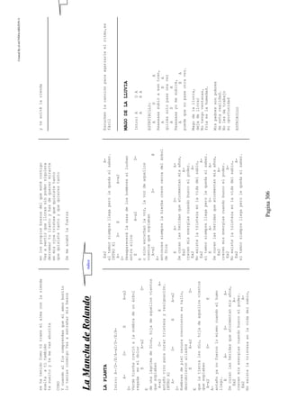 CreatedByeLmUNDOcABEZON©
Pagina306
sehatenidoComotútraeselalmaconlarienda
sueltaatitambién
tesueltoytemevasahorita
CORO
Ycuandoalfincomprendasqueelamorbonito
loteníasconmigoVasaextrañarmisbesos
enlospropiosbrazosdelqueestécontigo
Vasasentirquellorassinpodersiquiera
derramartullantoyhasdequerermirarte
enmisojostristesquequisistetanto
quequisistetantoyquequierestanto
Semeacabólafuerza
ytesoltélarienda
LLaaMMaanncchhaaddeeRRoollaannddoo
LAPLANTA
Intro:A-/D-/E/A-x2/D-/E/A-
A-D-EA-x2
D-
Verdehierbacrecióalasombradeunárbol
regadaeneldolor
EA-x2D-
E
deunalágrimadeDios,hijadeaquellosvientos
quesoplaban
A-x2D-EA-
antañovinoparacurartristezayresignación.
INTROX1
A-D-EA-x2
D-
Hombresdepieloscuraconocieronsutallo,
descubrieronaliados
EA-x2D-
E
quelatierralesdio,hijadeaquellosvientos
quesoplaban
A-x2D-E
A-
antañoyanofueronlomismocuandoelhumo
llego.
EA-D-A-
Securanlasheridasqueatormentanmisaños,
Ex2A-
crecenmisenergíascuandobuscoelpoder.
Ex2A-
Noexistelatristezaenlavidadelsabio,
Ex2A-
eltemorsiemprellegaperolequedaelsaber.
INTROX1
A-D-EA-x2
D-
Desaparecerálarazadeloshombressiluchan
entreellos
EA-x2D-
E
osinoescuchanlavoz,lavozdeaquellos
vientosquesoplaban
A-x2D-E
A-
entoncessiemprelahierbacrececercadelárbol
deDios
EA-D-A-
Securanlasheridasqueatormentanmisaños,
Ex2A-
crecenmisenergíascuandobuscoelpoder.
Ex2A-
Noexistelatristezaenlavidadelsabio,
Ex2A-
eltemorsiemprellegaperolequedaelsaber.
EA-D-A-
Securanlasheridasqueatormentanmisaños,
Ex2A-
crecenmisenergíascuandobuscoelpoder.
Ex2A-
Noexistelatristezaenlavidadelsabio,
Ex2A-
eltemorsiemprellegaperolequedaelsaber.
Escuchenlacanciónparaagarrarleelritmo,es
fácil
MAGODELALLUVIA
Intro:ADA
AEA
ESTRTIBILLO:
ADA
Haaaaaaasubiraesetren,
AEA
quizássolopaseunavez
ADA
Haaaaaaayomesubiré,
AEA
puedequenopaseotravez.
Magodelalluvia,
dejadellorar
Notengoventanas,
fríaeslahumedad.
Mispadressonpobres
deestarealidad.
Nolesdatrabajo
mioportunidad
ESTRIBILLO
indice
 