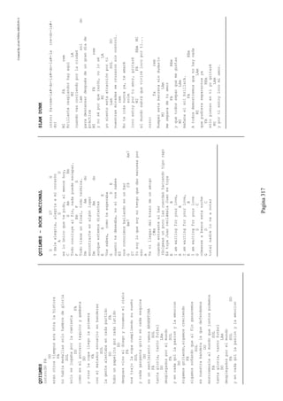 CreatedByeLmUNDOcABEZON©
Pagina317
QUILMES
intro:DOFA
DO
eranotrostiemposeraotralahistora
FA
nohabiamedallassolohambredegloria
SOL
solosejugabaporlacamiseta
DOFA
comoenelpotrerotaquitoygambeta
DO
yvinolacopallegolaprimera
FA
conelmatadorenvueltoenbanderas
SOL
lagentealentabaencadapartido
DOFA
hubounpapelitoporcadalatido
DO
despuesvinoeldiegoytocamoselcielo
FA
nostrajolacopacumpliendosusueño
SOL
ycadagargantagritoencadaesquina
DO
esunsentimientovamosARGENTINA
FASOL
tantagloria,tantofutbol
DOLAm
desplegadosporelmundo
FASOL
yencadagollapasionylaemocion
DO
sigamosgritando,sigamoscreciendo
FA
sigamossoñandoquealfinganaremos
SOL
esnuestrabanderalaquedefendemos
DO
mostremoslealmundoquejuntospodemos
FASOL
tantagloria,tantofutbol
DOLAm
desplegadosporelmundo
FASOLDO
yencadagollapasionylaemocion
QUILMES–ROCKNACIONAL
DD7G
Ydalealegría,alegríaamicorazón
AGD
esloúnicoquetepido,almenoshoy,
CGAmEm
Todoconcluyealfin,nadapuedeescapar.
FEmFG
Todotieneunfinal,todotermina.
DmAmdo
encontrarteenalgúnlugar
DmAmdo
aunqueestemosdistantes
EAE
Vossabes,comoteesperaba
GDE
cuantotedeseaba,nosivossabes
E5
nosconocimosbailandoenunbar
GBm7C9Am7
D7
Yosoyloquesoynotengoquedarexcusaspor
eso
A
Tevillegardelbrazodeunamigo
C#m
cuandoentrastealbar
(Golpeasunpocolascuerdashaciendotiporap)
EstuyaJuanreclámalaJuanestuya
EB
Iamwaitingforyourlove,
AB
Iamwaitingforyourlove,
EB
Iamwaitingforyourlove
GDC
cómanseabesosestanoche
GDC
totalnadielovaanotar
SLAMDUNK
intro:fa-rem-la#-do-la#-do-la#-la(re-do-la#-
do)
MIFArem
Brillanteresplandorhayaquí
MILA
cuandovascorriendoporlaciudad
lamsoldo
paradescansardespuésdeungrandíade
práctica
MIFArem
ynoséporquerazón,nolosé
MILA
yosientoestaatracciónporti
LamSOLDO
nuestrasmiradassecruzaronsincontrol.
rem
Noteirásnuncaya,teamaré
solm
locoestoyportuamor,gritaré
MIFAREmMI
elmundosabráquevivirélocoporti...
coro:
farem
Romperestabarrerasindudarlo
MILAm
meseparadetuamor
FAREm
yquetodossepanquemegustas
MILAm
mañanaelsolbrillará.
FAREm
Atodosdemostremosquenohaynada
MILAm
quepudierasepararnosya
FAREm
sólopiensoentiyogritaré
MILAm
yportiestoylocomiamor.
 