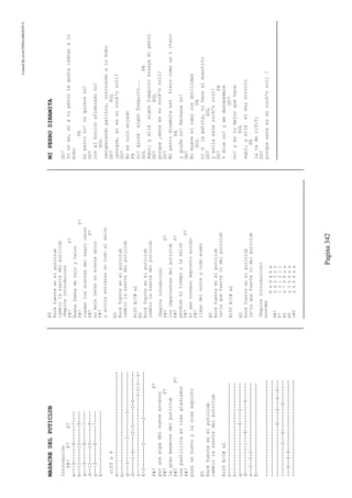 CreatedByeLmUNDOcABEZON©
Pagina342
MASACREDELPUTICLUB
Introdución
F#7F7E7
e---9------8------7----
b--11-----10------9----
g---9------8------7----
d--11-----10------9----
a---9------8------7----
E----------------------
riffx4
e------------------------------------
b------------------------------------
g---3--------3--------3--------------
d-----2-4------2-3------2-4----------
a---------------------------3-3-3--3-
E-2--------2--------2----------------
F#7F7
porunapipadelnuevearranco
F#7F7
lagranmasacredelputiclub
F#7F7
conpastillitaentrengladiador
F#7
pusounhuevoylacosaexploto
E5
Rockfuerteenelputiclub
cambiolasuertedelputiclub
RiffB/C#x2
e--------------------------------
b--------------------------------
g-----------------4----2---------
d----------1---4----------4------
a--2--2-2------------------------
E--------------------------------
----------------------------------
----------------------------------
------------------6----4---4--6---
-----------3---6---------6--------
---4--4-4-------------------------
----------------------------------
E5
Rockfuerteenelputiclub
cambiolasuertedelputiclub
(Repiteintroducion)
F#7F7
Buenafaenadetajoytalon
F#7F7
ruedanlosdientesdelnegrocanon
F#7F7
sumalalechenosientedolor
F#7
yarrojaentranasentodoelsalon
E5
Rockfuerteenelputiclub
cambiolasuertedelputiclub
RiffB/C#x2
E5
Rockfuerteenelputiclub
cambiolasuertedelputiclub
(Repiteintodución)
F#7F7
losimpacientesdelputiclub
F#7F7
perdianeltiempoylasalud
F#7F7
elgascoreanodeprontoarribo
F#7
llegodelnorteytodoacabo
E5
Rockfuerteenelputiclub
ja-jaquefuertelodelputiclub
RiffB/C#x2
E5
Rockfuerteenelputiclub
ja-jaquefuertelodelputiclub
(RepiteIntroducción)
acordes
Eadgbe
F#7242322
F7131211
E5x799xx
B5x244xx
C#5x466xx
MIPERRODINAMITA
DO7
Yonose,siatuperrolegustaladraralo
bobo
FA
miperrono!noquiereno!
DO7
conelhocicoafiebradono!
SOL
recuperandopalitos,corriendoalobobo
DO7SOL
¿porque,siessurock'nroll?
DO7
Noesculomojado
FA
no!quizáalgúnfueguito...
SOLFA
Aquí¡yalláalgúnfueguitoensayamiperro
DO7SOL
porque,esteessurock'nroll?
DO7
Miperrodinamitaestfierocomountrtaro
FA
ygruñeno!Rechazano!
DO7
Nomueveelrabocondocilidad
SOLFA
nidlapatita,nihaceelmuertito
DO7SOL
yaúllaesterock'nroll!
DO7FA
Ydiceno!ymedesobedece
DO7
no!yeslomejorquehace
SOL
aquí¡yalláelmuyzorrito
FA
lavaderififi
DO7
porqueesteessurock'nroll!
 