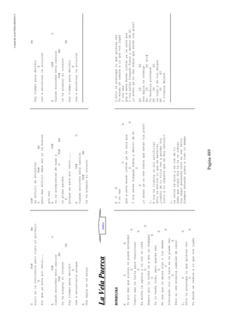 CreatedByeLmUNDOcABEZON©
Pagina489
GFm#Bm
sucioenlaconcienciaperoclaroelporvenir
E
Porqueyaestaporvenir...
ACm#G
Cuandoescuchesestacancion
Fm#Bm
tevaalegrarelcorazon
Dm
haytiempoparadecidir
E
vasaencontrarlaporque
A
Unaagujaenunpajar
Cm#
esdificildeencontrar
GFm#Bm
peromasdificildebesersilabuscas
poreso
ACm#
notearrepientasdenaday
GFm#Bm
nopidasperdon
E
porqueyaestaporvenir....
ACm#G
Cuandoescuchesestacancion
Fm#Bm
tevaalegrarelcorazon
Dm
haytiempoparadecidir
E
vasaencontrarlasolucion
ACm#G
Cuandoescuchesestacancion
Fm#Bm
tevaalegrarelcorazon
Dm
haytiempoparadecidir
E
vasaencontrarlasolucion
LLaaVVeellaaPPuueerrccaa
BURBUJAS
EDE
Yopormásquepiensonopuedoentender
DE
Cuántomástefaltaparareaccionar
DE
Esmuchalaagoníaytúconuncafé
DE
Seguroporlanochevaaserunchampán
DE
Yalotenéstodo,peroquerésmás
DE
Noseaqueledejesalgoalosdemás
DE
Sufriendoconlatelesetepuedever
DA
Perosivesmiseriacambiásdecanal
2.DA
Sólotepreocupaloquequierasver
DE
Tumundosereducealoquevosjugás
EDA
Ynoves
DA
Queaestemundojodidoyalesalepus
DA
Yvosestásfregadofueraydentrodeél
D
E
¿oacasoyanovessobrequéestántuspies?
1.
Avosteiluminaunsolartificial
Sólotemotivaloqueesmaterial
¿cuántodetuviciovasaperderhoy
juntoatucegueraqueesmuynatural?
1.
Lacalletemirayseríedeti
Sabequealgúndíatelavacobrar
Vosseguípensandosóloenserfeliz
Siempreestandoajenoatodolodemás
2.Sólotepreocupaloquequierasver
Tumundosereducealoquevosjugás
Ynosves
Queaestemundojodidoyalesalepus
Yvosestásfregadofueraydentrodeél
¿oacasoyanovessobrequéestántuspies?
B5D5E5
Unaagujavaconmigo
B5D5E5d-c#
Tuburbujapincharé
B5D5E5
Latuyaydetusamigos
B5D5E5
Yningunadejaré
indice
 