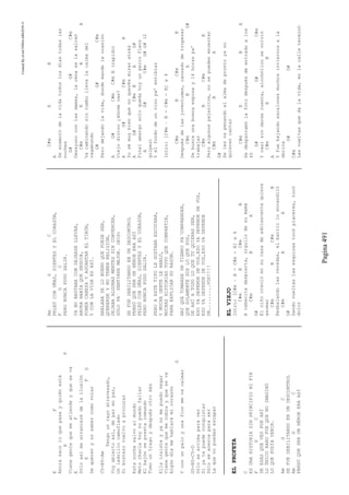 CreatedByeLmUNDOcABEZON©
Pagina491
EF
Ahorasacoloquepasayquiénestá
EF
Vienegentequemeatiendeyqueseva
EF
Sóloasímearrancarédelailusión
EFG
Dequererynosabercomovolar
C5-B5-Am
Tengounrayoatravesado,
Voyabiertoasí,deparenpar,
Unladrillocamuflado
Sibostezovuelvoaprocurar
Estanochesalvoalmundo
Metocharlahoynopuedofallar
Elbajónseprestainmundo
Tomountragoydespuésotromás
Ellainsisteyyanomepuedonegar
Vienegentequemecobrayqueseva
Algúndíamehablarámicorazón
G
Yconunpaloyunaflormevacalmar
G5-B5-C5-D
Sólosearrimaparaver
Siyatepuedeconquistar
Sóloseacercaparaser
Laquenopuedasescapar
ELPROFETA
C
ESUNAHISTORIASINPRINCIPIONIFIN
FGC
DEESASQUEVESPORAHÍ
LOÚNICORAROFUEQUENOIMAGINÓ
LOQUEPODÍAVENIR.
AmGC
SEFUEDEBILITANDOENUNDESCONTROL
AmGC
PENSÓQUESERUNHÉROEERAASÍ
AmGC
PELEÓCONUÑAS,DIENTESYELCORAZÓN,
FGC
PERONUNCAPUDOSALIR.
YANOBASTABACONDEJARSELLEVAR,
AHORAHABÍAQUESEGUIR,
PONERCABEZAYAGUANTARELTIRÓN,
YCONLAVIDAESASÍ.
HABLABADELOBUENOQUEPUEDESER,
QUERERSEYNOTENERRELIGIÓN,
DEJABAALGUNASMENTESSINCONVENCER,
SÓLOPA`SENTIRSEMEJOR.(BIS)
SEFUEDEBILITANDOENUNDESCONTROL
PENSÓQUESERUNHÉROEERAASÍ
PELEÓCONUÑAS,DIENTESYELCORAZÓN,
PERONUNCAPUDOSALIR.
PEROAESTETIPOLEGUSTABAESCUCHAR,
YMUCHAGENTELEHABLÓ,
MUCHASHISTORIASTUVOQUECOMPARTIR,
PARAEXPLICARSURAZÓN.
HAYQUETOMARSEUNTIEMPOPA`COMPRENDER,
QUESOLAMENTESOSLOQUESOS,
DEAHÍATODOLOQUETUQUIERASSER,
ESOYADEPENDEDEVOS,ESOYADEPENDEDEVOS,
ESOYADEPENDEDEVOS,ESOYADEPENDE
DE.........VOS!!!!
ELVIEJO
Intro:[C#m–B-C#m-B]x4
C#mBC#mB
Acabecitadespierta,orgullodesumamá
C#mBA
G#
Elniñocrecióensucasadeadolescentequiere
asomar
C#mBC#mB
Resbalandolasveredas,elbarrioloencandiló
C#mBA
G#
Dandovueltaslasesquinastocóplaceres,tocó
dolor
C#mEB
A
Seenamoródelavidatodoslosdíastodaslas
noches
G#G#C#m
Desayunoconlasdamas,lacenaselasalteó
C#mEBA
Vacaminandosinrumbollevalacalmadel
vagabundo
G#G#C#m
Perodejandolavida,dondemandelaocasión
AG#C#mC#mB(rapido)
Viejodivino¿dóndevas?
AG#C#mB
Yosémuybienquenoquerésmiraratrás
AG#C#mBAG#
Finalamargosoloquedahoyunperroflaco
AG#C#mG#G#(2
golpes)
Yelfondodeunvinopa’entibiar
Intro:[C#m–B-C#m-B]x4
C#mBC#mB
Despuésdelasjuventudes,cansadodetropezar
C#mBAG#
Sebuscaunabuenaesposay14horaspa’
trabajar
C#mBC#mB
Peroalgunospajaritos,nosepuedenencerrar
C#mBA
G#
Selesvapenandoelalmadeprontoyano
quierencantar
C#mEBA
Sedesparramólafotodespuésdeentradoalos
40
G#G#C#m
Ycasisindarsecuenta,alcohólicosevolvió
C#mEB
A
Yfuebajandoescalonesmuchosinviernosala
deriva
G#G#
C#m
Lasvueltasquedalavida,enlacalleterminó
 