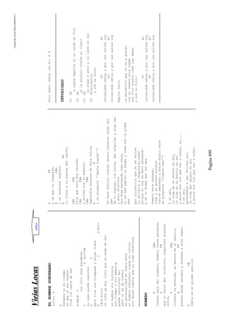 CreatedByeLmUNDOcABEZON©
Pagina499
VViieejjaassLLooccaass
ELHOMBRESUBURBANO
Intro:G
G
Estamoseneltiempo
enqueelserhumano
viveconrazondeser
A-A#-BC
consolounaspalabras
CGB-C-C#
sucasopuederesolver
DC
perotiraunatrompadaymirantodos
DCG-B-C-
C#-DB-C-D
secreeyamuylistoporsumododeser
unhombresinhistoria
sintiempoysinmemoria
puedereaccionarasi
peronosedacuenta
supersonalidadenventaesta
elhombresuburbanosiguesurutina
sindarsecuentaquesuvidaterminara
HOMERO
EG#m
Cuandosaledeltrabajo,Homerovienepensando
AF#
quealbajardelcolectivo,esquivaraalgunos
autos,
EG#m
cruzaralaavenida,semeteraenelbarrio,
AF#
pasaradandosaludosymonedasaunosvagos.
EG#
Doblaenelprimerpasillo
AF#
yvequevallegando,
EG#m
yunascensorangosto
AF#
lollevaalapuertadelrancho.
C#mF#m
Dicequeestamuycansado
C#mF#m
yencimahoynopagaron
C#mF#m
imposiblebajarsedeestarutina
AB
ysepregunta''HastaCuando''?
Sehacedificilsiendoobrerohacersecargodel
pan
detuesposa,tushijos,delalquileryalgomas
ypocodisfruta
susdiaspensandocomohara,
sieneseempleonopaganycadavezlepiden
mas
Queinjusticiaquenosevalore
laeficaciayresponsibiladad
porqueelhoysematopensando
yeslomismoqueunomas
Homeroestacansado,
comeysequiereacostar
vuelveamaneceryentrediariomate
sepregunta''Cuantomas''?
Yesasi,
lavidadeunobreroesasi,
lavidaenunbarrioesasi
ypocossonlosquevanazafar,ay....
Yesasi,
aprendemosaserfelicesasi,
lavidadelobreroesasi
ypocossonlosquevanazafar.
SoloSaxo:Sobre|LaSi|X8
INTOXICADO
C5A5
anadieimportasiyocuidomiflor
C5As
yolaprotejocontraelviento
C5A5
lariegonpocoylallevoalsol
C5A5(silencio)
yconsufruto
D5A5
intoxicadoestoyyporlascallesvoy
D5A5
intoxicadoestoyyporlascallesvoy
RepiteIntro
unmezcalitoquetevaagustar
consuvenenoellajuega
unaflormuertacomolasdemas
yconsufruto
D5A5
intoxicadoestoyyporlascallesvoy
D5A5
intoxicadoestoyyporlascallesvoy
indice
 
