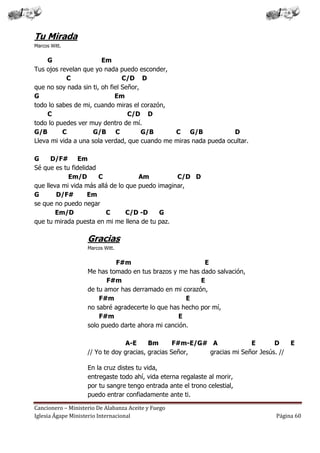 Cancionero Letras Y Acordes Iglesia Hecho Por Luis Lara