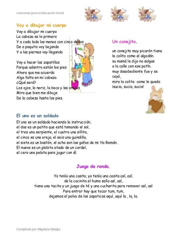 Canciones Educacion Inicial