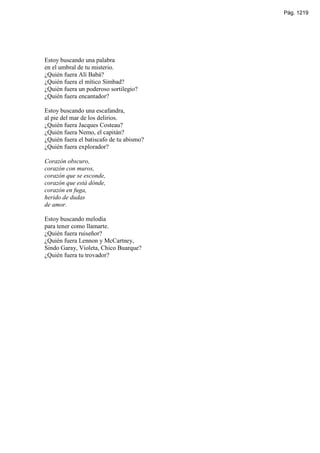 Cancionero silvio rodriguez