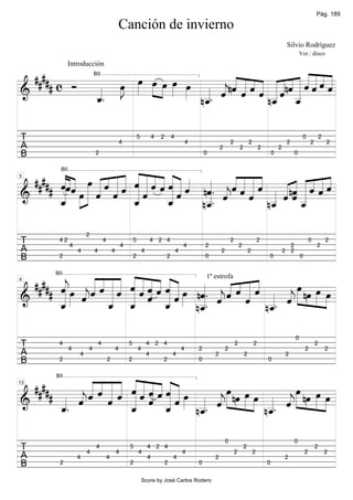 Cancionero silvio rodriguez