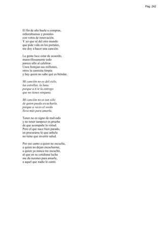 Cancionero silvio rodriguez