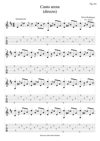 Cancionero silvio rodriguez