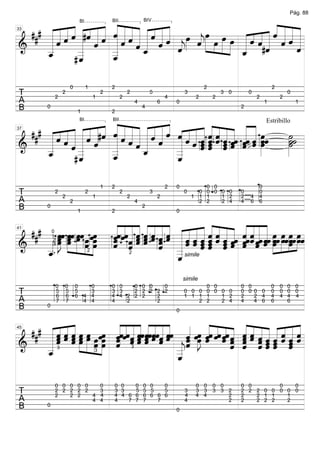 Pág. 88


        ««« « « ˆ««« « «                                   ««««
  ### « « ˆ ˆ «#ˆ « ˆ « « ˆ « « « « ˆ œ « œ »»œ »œ « « « « ˆ « « «
      « « « « « « « « « « « « « ˆ « « » « »»»
      « « « « « ˆ « « « « « « ˆ « « » ˆ » »œ » » « « « « « « ˆ «
      « « « « « « « ˆ ˆ « « « « » « » » » » « ˆ « « « « «=
                      ««««« ««
                                 BI               BII                   BIV




      « ˆ _ « _ « _ « ˆ j » » _ ˆ#ˆ « « ˆ          « « ˆ««       «
33



&     «
      _
      «       « « «
======================
              «       «
                      «       «
                              ˆ
                              «      j
                                     «             « «   «       «
                                                                 «
      _
      ˆ
      «       «
              _
              «       _
                      «                            «
                                                   ˆ
             #_
              ˆ
              «       _
                      «
                      ˆ

                         0            1           2                                                  2                             2
T            2
                     2
                                          1
                                              2
                                                        2
                                                            2               5
                                                                                    4
                                                                                            3
                                                                                                 2       2
                                                                                                             3 0       0
                                                                                                                           2           2
                                                                                                                                           0
A                                                                   4           6       0                                      1               1
B        0
                             1                    2
                                                                        4                                          2


                      « « « « « « « « « « « « « « « « « « Estribillo
  ### « « « « « « «#ˆ « « « « « « « « ˆ « « « « « « «ˆ «ˆ « œœ
        « « « « « « « ˆ « « « « « « « « « « « ˆ « « « « « »»œ
      « « « « « « « « « « « « « ˆ « ˆ « « « « « « « « « « »œ
                                 BI               BII



      «ˆ«««ˆ«« «ˆ««« « «ˆ« ««ˆ«« « « »
          ˆ«« « « ˆ«« ˆ « ˆ«ˆˆ«ˆ ˆ ˆ        ˆ« ˆˆ « «               ˙˙
                                                                    »»˙
                                                                      »˙=
37



&     « «_ ˆ _ ˆ_
======================
      « ˆ_    «       «
                      «       «       « ˆ ˆ ˆ ˆ ˆ »»
                                            ˆ« ˆ
                                              «
                                              ˆ                        »»»
      _
      «
      _
      ˆ
      «       «
              «       «
                      _
                      «       ˆ
                              «       _
                                      «
                                      _
                                      «
             #_
              ˆ
              «       _
                      «
                      ˆ               _
                                      ˆ
                                      «

                                              1   2                                 2   0           0 0                    0
T            2
                     2
                                      2
                                          1
                                                        2
                                                            2
                                                                            3
                                                                                2
                                                                                            0     0 0 0 0 0
                                                                                                1 1 1   1 2
                                                                                                                   0
                                                                                                                   2   4
                                                                                                                           0
                                                                                                                           4
A                        2                                          4                             2 2   2 4        4   6   6
B        0
                             1                    2
                                                                        2
                                                                                        0



  ### œœ œœ »»œœ »œ œ»»œ «ˆ «ˆ « « « « « « « « « « ˆ « « «ˆ ˆˆ « «ˆ «œ »»œœ œœ œœ »»œœ
                                                    «
              »»œ »œ »œ « « « « « « « « « « « « ˆ « « « « « « « »œ »»»œ »»»œ »œ
                          « « « « ˆ « « « « « « « « ˆ « « « «« «
                                 ˆ « « « « « « « « « « « « « «« «
          œ »» »» »»œ »»œ ˆ « « « ˆ ˆ « ˆ « « « ˆ ˆ ˆ « « ˆ ˆ « « »»œ »» »»œ=
        »»œ »œ            «ˆ««« ˆ    ˆ « ˆ ˆ ˆ ˆ « « ˆ ˆ « «« «
     «J   »»»             « « ˆ « « « ˆ ˆ « « ˆ ˆ « ˆˆ ˆ
                          ˆ «ˆˆ ˆ
                          « ˆ          ˆ _ «« « « ˆˆ
                                                   ˆˆ ˆ ˆ
41



                          ˆ ˆ                                                      »
             0


======================
&    «.
     _
     «              » »                    « simile «
             1


     _
     ˆ
     «                                     _
                                           «
             2


                                           _
                                           «
                                           ˆ
             3
                                      2                     2




                                                                                            simile
                 0   0       0      0             0 0   0 0 0   0                                 0 0              0 0             0   0 0 0
T                5
                 6
                     5
                     6
                             5
                             6
                                    3
                                  4 4
                                                  3 3   2 2 2 2 2
                                                  4 4 2 2 2   2
                                                                                            0 0 0 0 0 0 0
                                                                                            1 1 1 1   1 2
                                                                                                                   0 0 0 0
                                                                                                                   2   2 4
                                                                                                                                   0
                                                                                                                                   4
                                                                                                                                       0 0 0
                                                                                                                                       4 4 4
A                7   7            4 4             4   2       2                                 2 2   2 4          4   4 6         6     6
B        0
                                                                                        0



  ### « « « « »œ œ »œ œ»œ «ˆ«ˆ « ˆœ «œ«œ« ˆœ « œœ ˆˆ «ˆ «ˆ « ˆ « « « ˆ « « «
      « « « « »œ »œ »œ « « « « « « « « « »»J « « « « « « « « « « « «
      « « « « »œ »» » » « « « « « « « « « œ « « « « ˆ « « « « « « «
                          ˆ« «« «ˆ «« ˆ » « ˆ « ˆ « « « « « « « «
      « « « « » » œ »œ « ˆ « « « « ˆ ˆ « « » « ˆ « « ˆ « ˆ « ˆ «=
        ˆˆˆ
        ˆ ˆ
        « «               « ˆˆˆ ˆˆˆ           « ˆ          ˆ « ˆ«« ˆˆ
      « ˆ ˆ ˆ » » »» » ˆ ˆ « ˆ ˆ « « _ ˆ » « ˆ « « ˆ « « « ˆ « «
                                                             ˆ ˆ
                                                             « ˆˆˆ ˆˆ
45



======================
&     «
      _
      «                 » ˆ
                          «                 « ˆ
                                              «            ˆ ˆ
                                                           « « ˆ ˆ ˆ
      _
      ˆ
      «                                     j
                                            «
                                            _
                                            «
                                            _
                                            ˆ
                                            «
                 3                                              3
                                          3




             0 0 0 0 0                        0    0 0   0              0 0   0                  0 0     0 0       0 0       0   0
T            2 2 2 2 2
             2   2 2   4
                                              3
                                              4
                                                   3 3   5
                                                   4 4 6 6
                                                                        5 5   5
                                                                        6 6 6 6
                                                                                            3
                                                                                            4
                                                                                                 3 3
                                                                                                 4 4
                                                                                                         3 3 2
                                                                                                             2
                                                                                                                   2 2 2 0 0 0 0 0
                                                                                                                   2   2 1 1   1
A                      4                      4    4   7 7              7   7               4                2     2   2 2 2   2
B        0
                                                                                        0
 