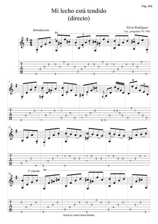 Cancionero silvio rodriguez