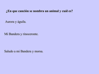 Canciones a la Bandera Argentina