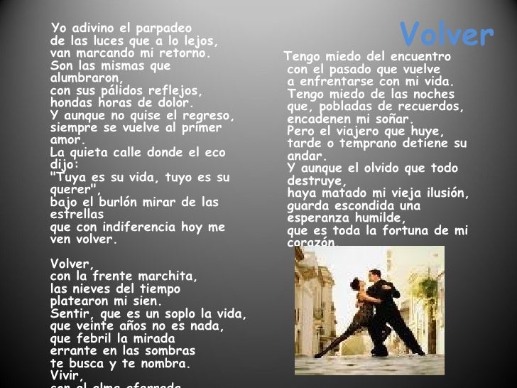 Canciones de Tango