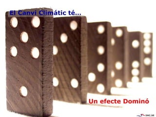 Un efecte Dominó
El Canvi Climátic té…
 