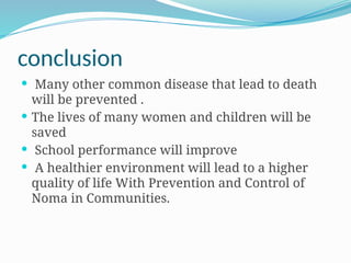 CANCRUM ORIS IN RURAL SETTINGS AND PREVENTION | PPTX