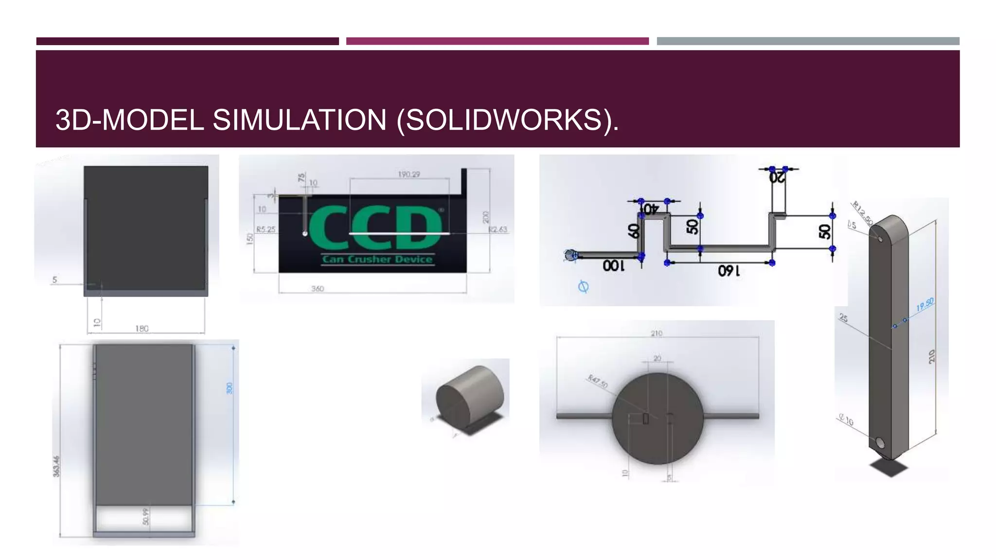 3D-MODEL SIMULATION (SOLIDWORKS).
 