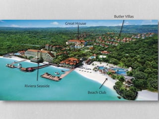 Beach Club
Riviera Seaside
Great House
Butler Villas
 