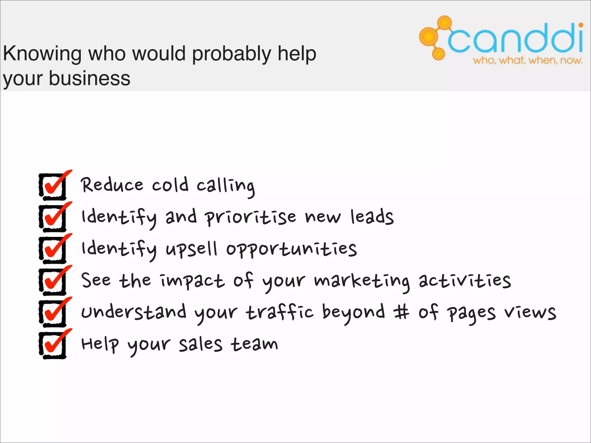  leads)




                                                                                               3.8%
                                                               enquiries
(*) average conversion rate from e-commerce website - MRG Capgemini e-Retail Sales Index, UK market. Lead generation conversion rate often well below this ﬁgure.
 